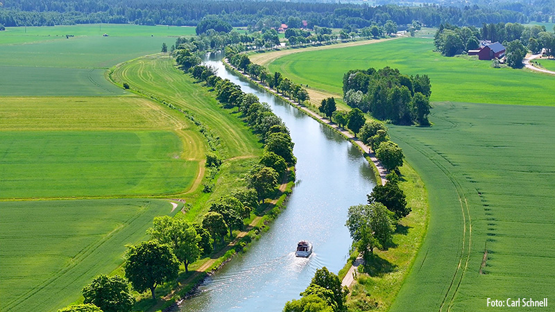 G�ta kanal fr�n Berg till Borensberg & Vadstena
